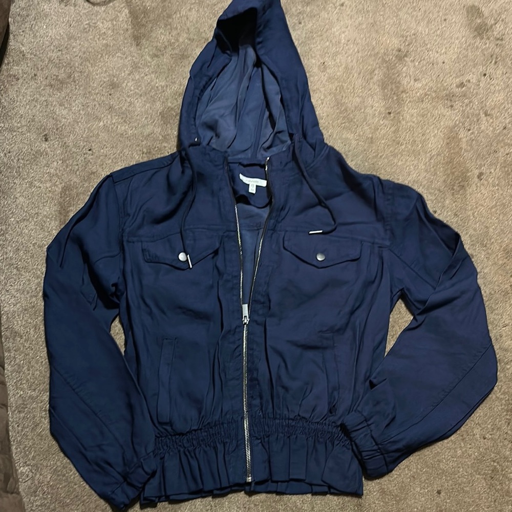 Maurices Dark Blue Zip-Up Jacket